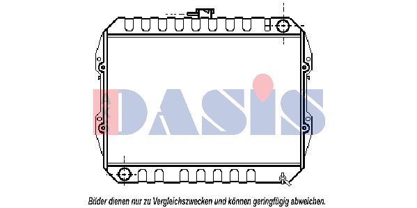 AKS DASIS Radiaator,mootorijahutus 240040N